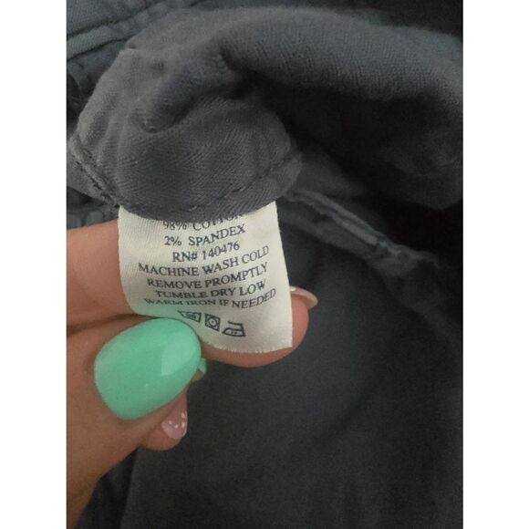 Men's Faherty Chino Shorts Size 36 Blue Gray - Picture 10 of 10